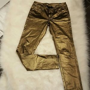 Bronze Skinny Jeans